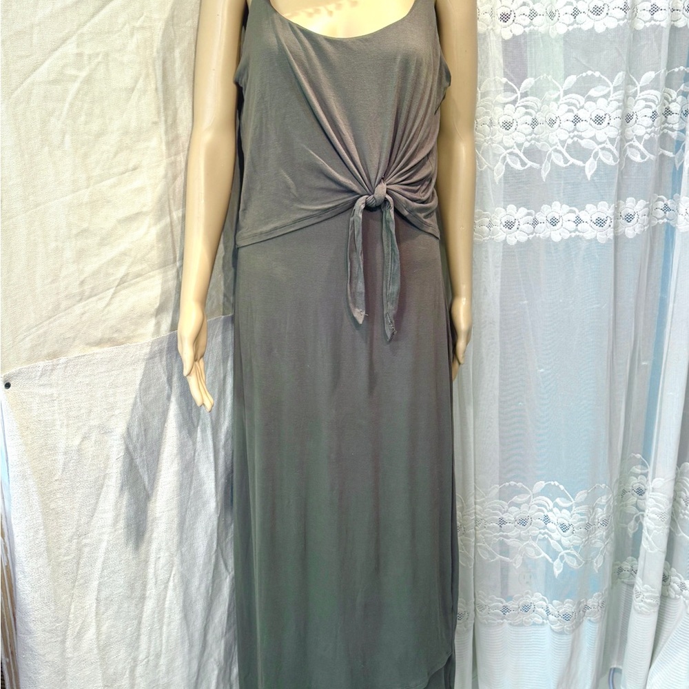 INC International Concepts Olive Maxi Dress